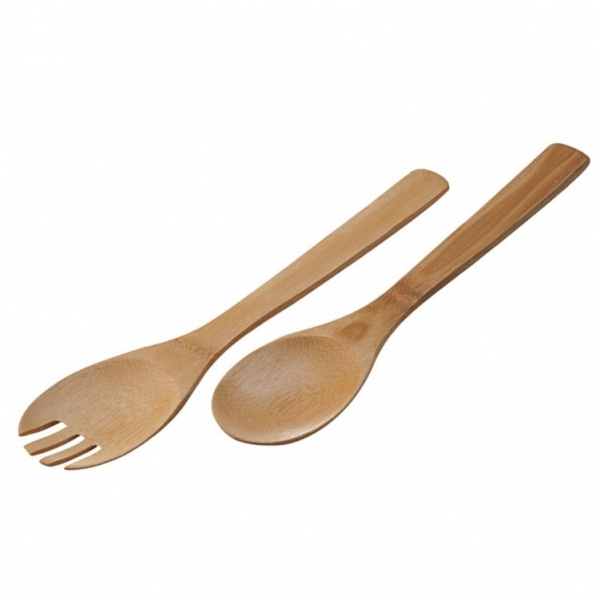 Logotrade promotional merchandise picture of: Bamboo salad servers CAPUA